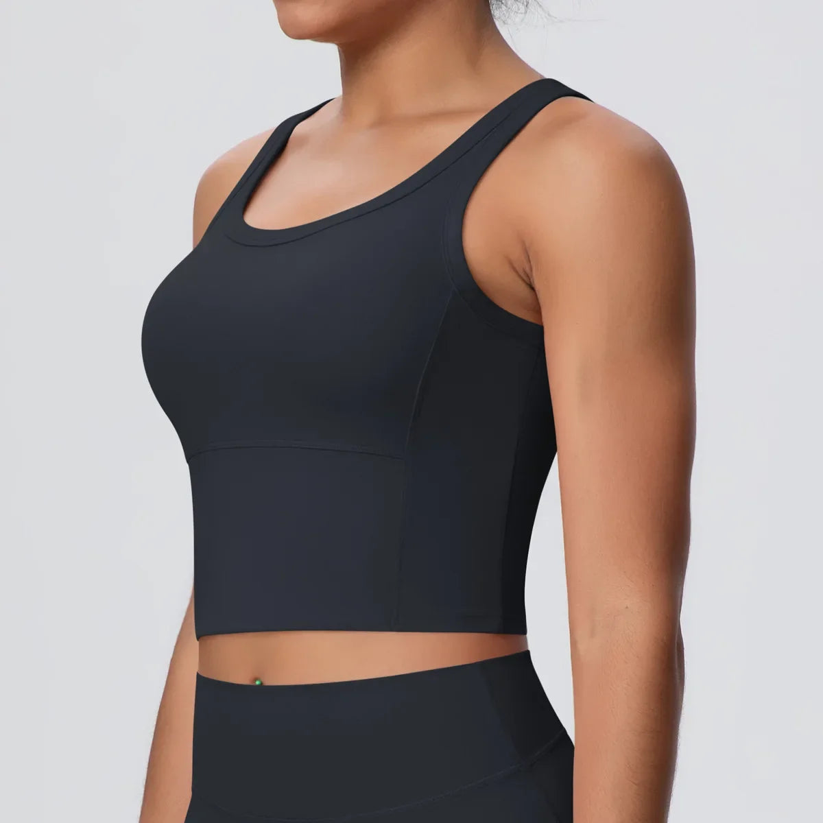 Sports Bra Women's Yoga Bra Fixed Chest Pad Gym Vest Shock-proof Workout Tops Yoga Clothes U-shaped Back Workout Fitness Running