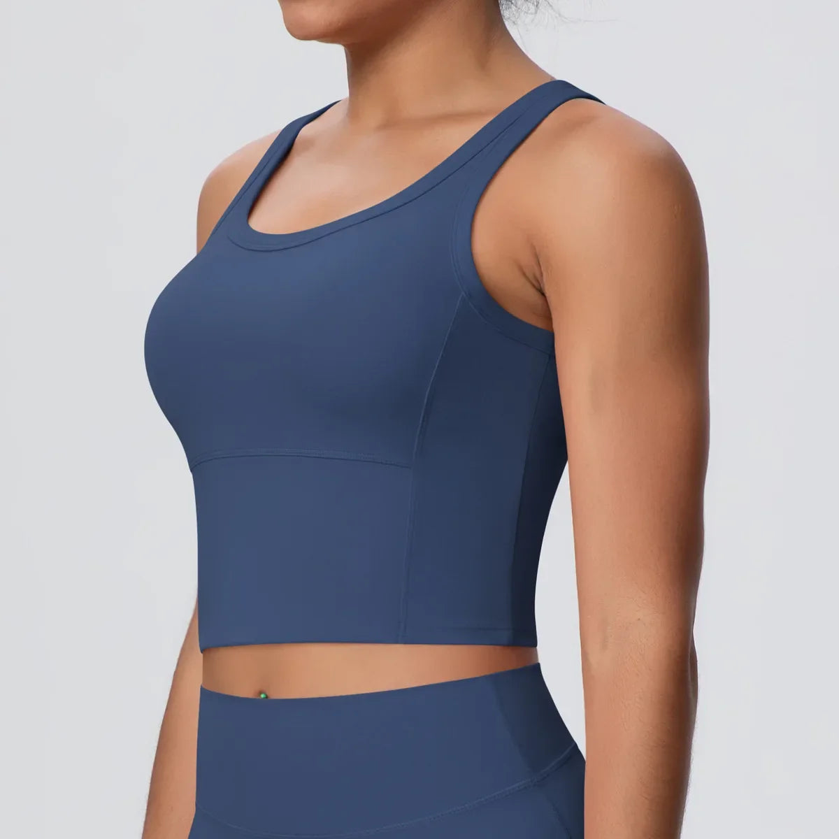 Sports Bra Women's Yoga Bra Fixed Chest Pad Gym Vest Shock-proof Workout Tops Yoga Clothes U-shaped Back Workout Fitness Running