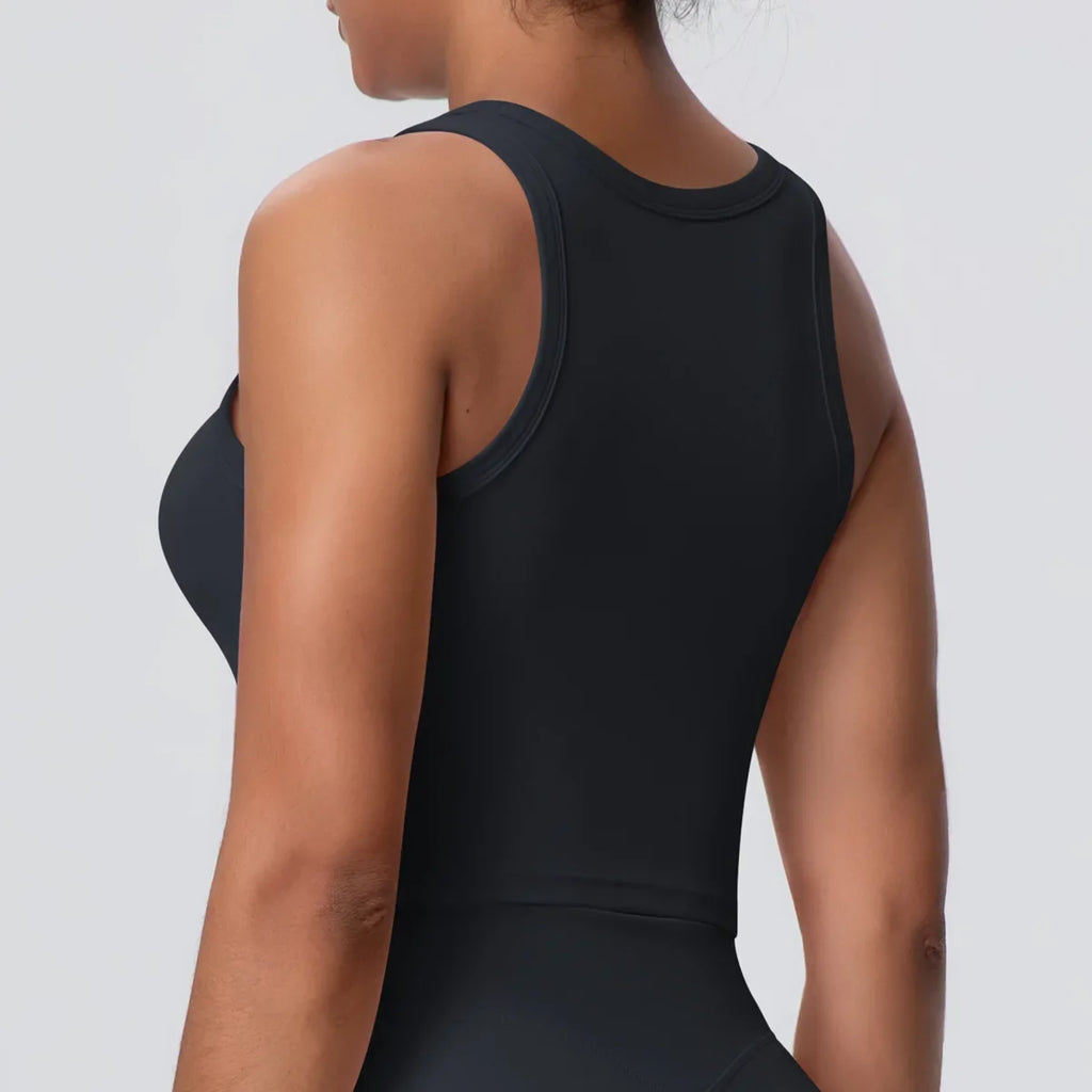 Sports Bra Women's Yoga Bra Fixed Chest Pad Gym Vest Shock-proof Workout Tops Yoga Clothes U-shaped Back Workout Fitness Running