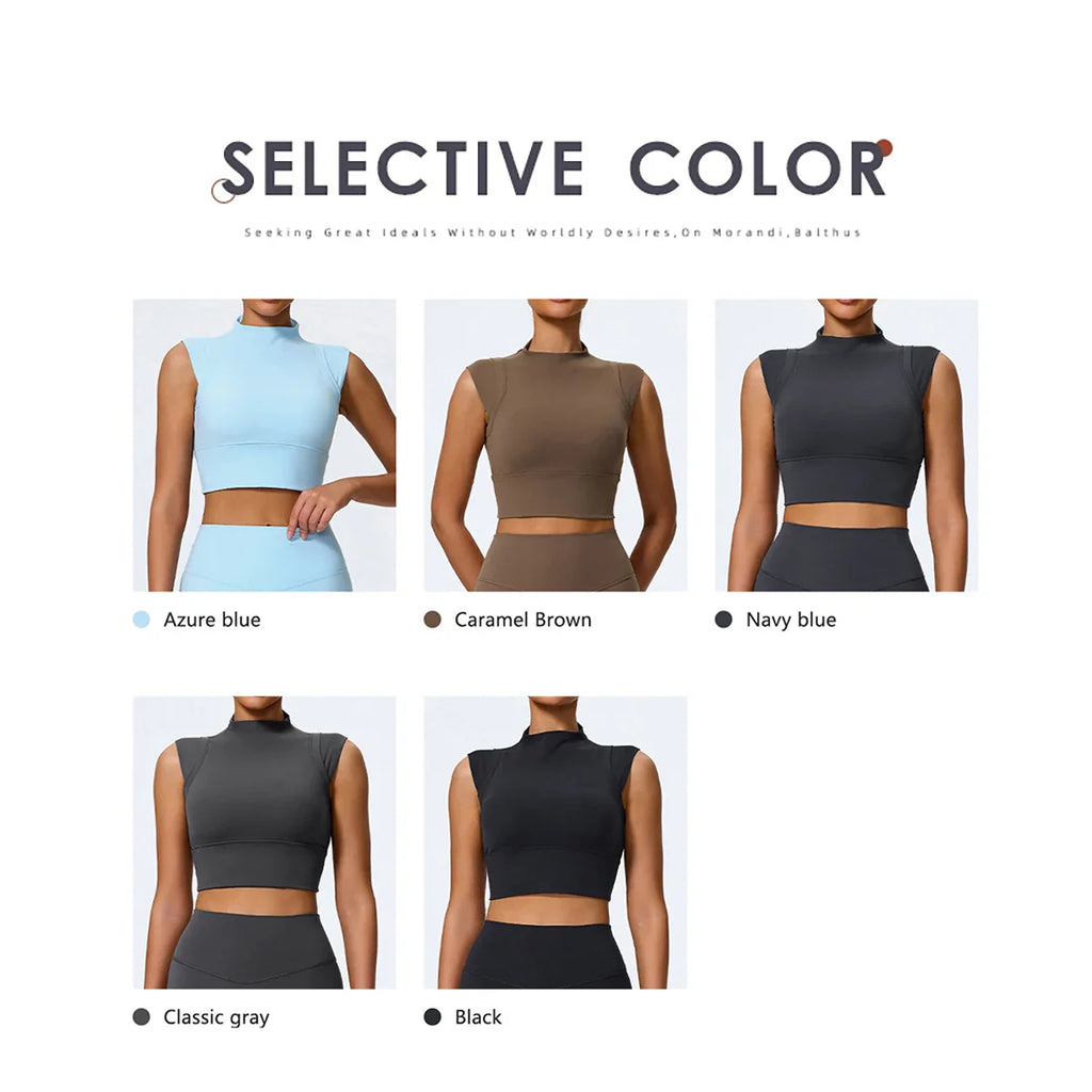 High Impact Gym Top Female Push Up Sports Bra Yoga Clothing Sports Vest Women Workout Crop Top Female Shockproof Brassiere Women