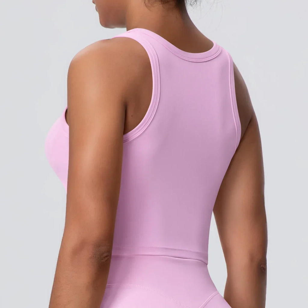 Sports Bra Women's Yoga Bra Fixed Chest Pad Gym Vest Shock-proof Workout Tops Yoga Clothes U-shaped Back Workout Fitness Running