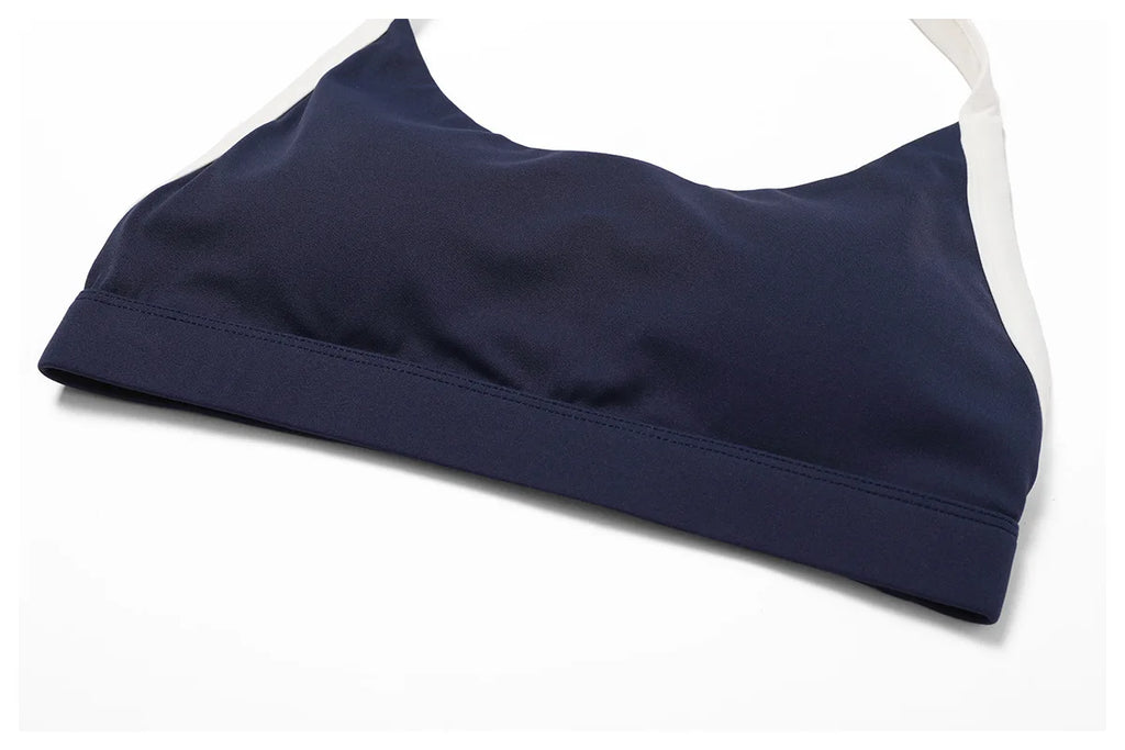 Women's Neck Hanging Back Beauty Yoga Bra Quick Drying Sports Underwear Gym Push Up Workout High-intensity Running Fitness Vest