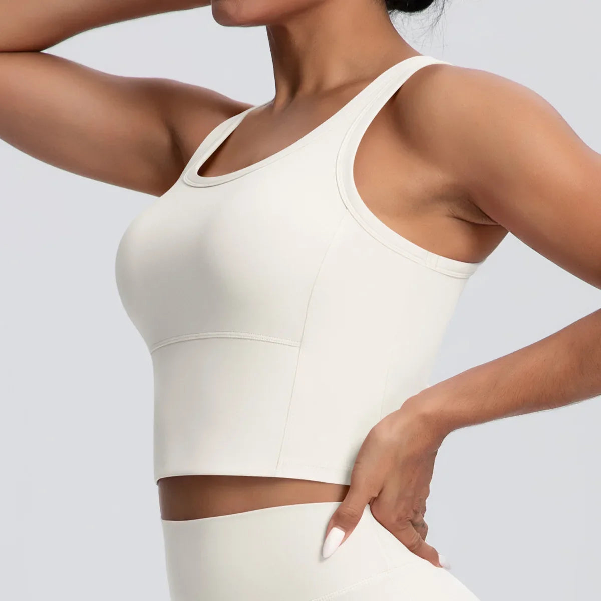 Sports Bra Women's Yoga Bra Fixed Chest Pad Gym Vest Shock-proof Workout Tops Yoga Clothes U-shaped Back Workout Fitness Running