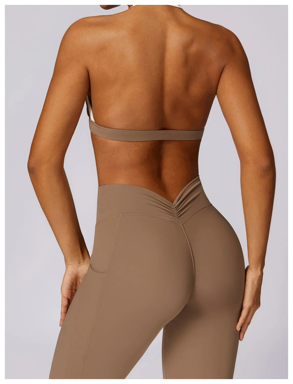 Women's Neck Hanging Back Beauty Yoga Bra Quick Drying Sports Underwear Gym Push Up Workout High-intensity Running Fitness Vest