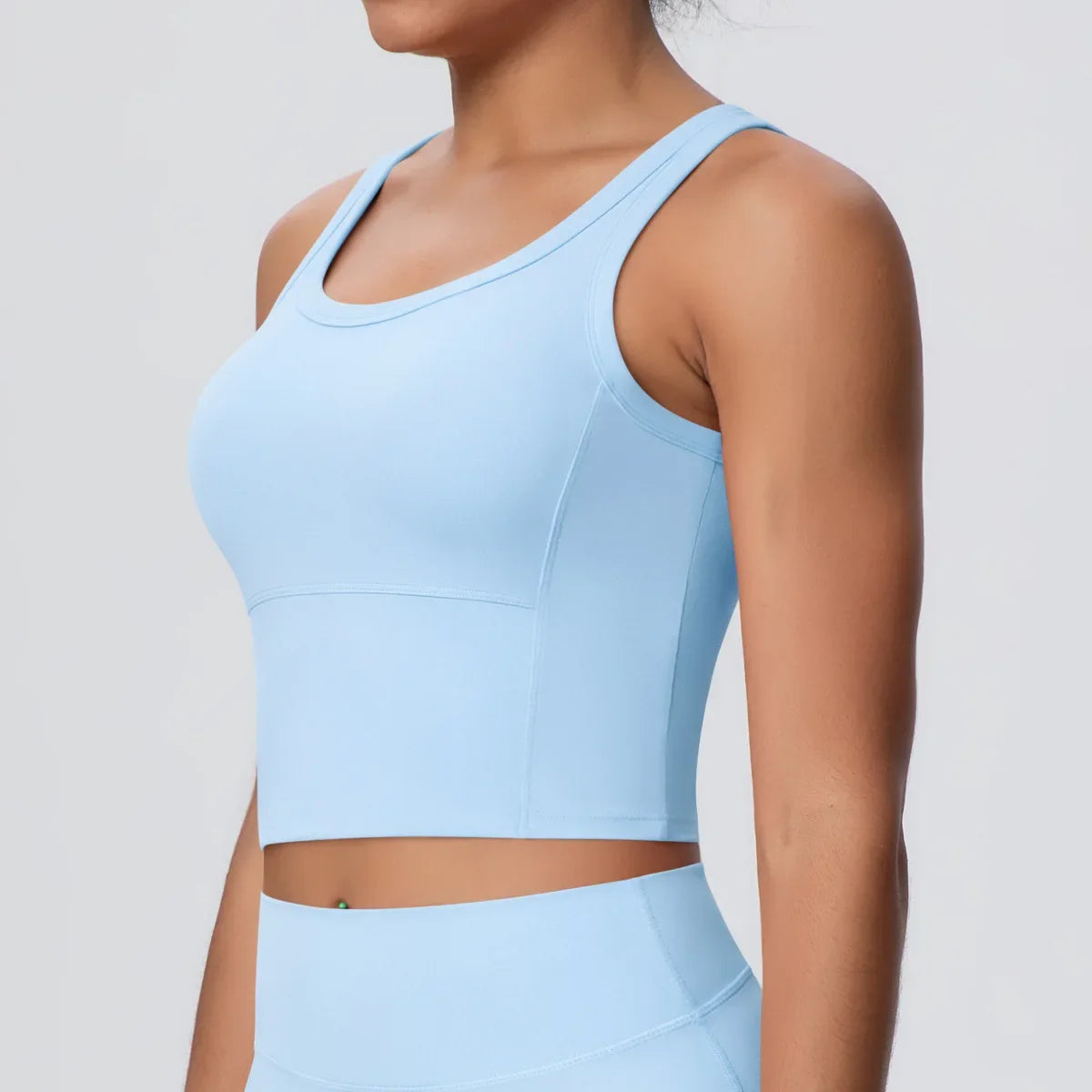 Sports Bra Women's Yoga Bra Fixed Chest Pad Gym Vest Shock-proof Workout Tops Yoga Clothes U-shaped Back Workout Fitness Running