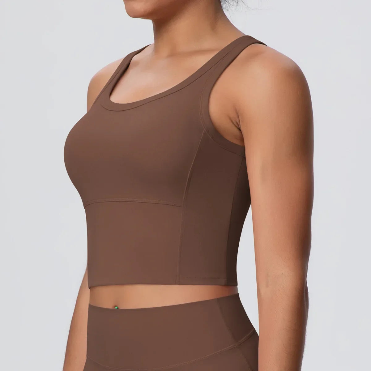 Sports Bra Women's Yoga Bra Fixed Chest Pad Gym Vest Shock-proof Workout Tops Yoga Clothes U-shaped Back Workout Fitness Running